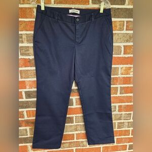 Lands' End Blue Chinos Versatile Cotton Blend